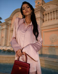STUDIO SHIRT & TROUSER - DUSTY PINK