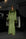 FEATHER BELTED ABAYA - GREEN