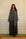 SLIT SLEEVE ABAYA - CHARCOAL