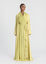 Slit Sleeve Abaya Lime
