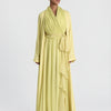 Slit Sleeve Abaya Lime