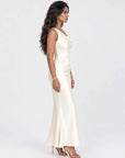 Ruya Cowl Dress Cream