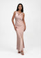 RUYA COWL DRESS DUSTY PINK