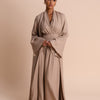 SLIT SLEEVE ABAYA SAND