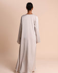 STUDIO SLIT SLEEVE ABAYA - CHAMPAGNE
