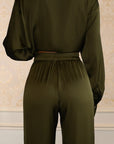 RELAXED SHIRT & PANT - OLIVE GREEN