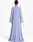 Luma Silk Abaya Powder Blue