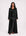 STUDIO SLIT SLEEVE ABAYA BLACK