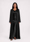 STUDIO SLIT SLEEVE ABAYA BLACK
