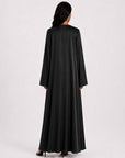 STUDIO SLIT SLEEVE ABAYA BLACK