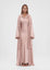 STUDIO SLIT SLEEVE ABAYA DUSTY PINK