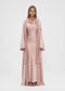 STUDIO SLIT SLEEVE ABAYA DUSTY PINK