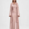 Studio Slit Sleeve Abaya Dusty Pink