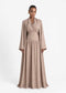 Slit Sleeve Abaya Sand