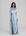 Slit Sleeve Abaya - Blue