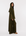 Slit Sleeve Abaya - Olive Green