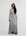 Tie Detail Abaya - Silver